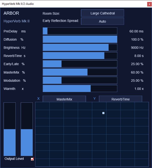 HyperVerb Mk II plug-in interface